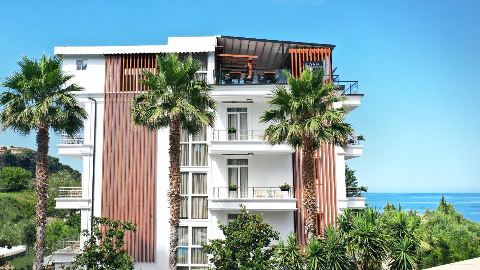 Nia Boutique Hotel By Rapo'S Resort Himare Ngoại thất bức ảnh