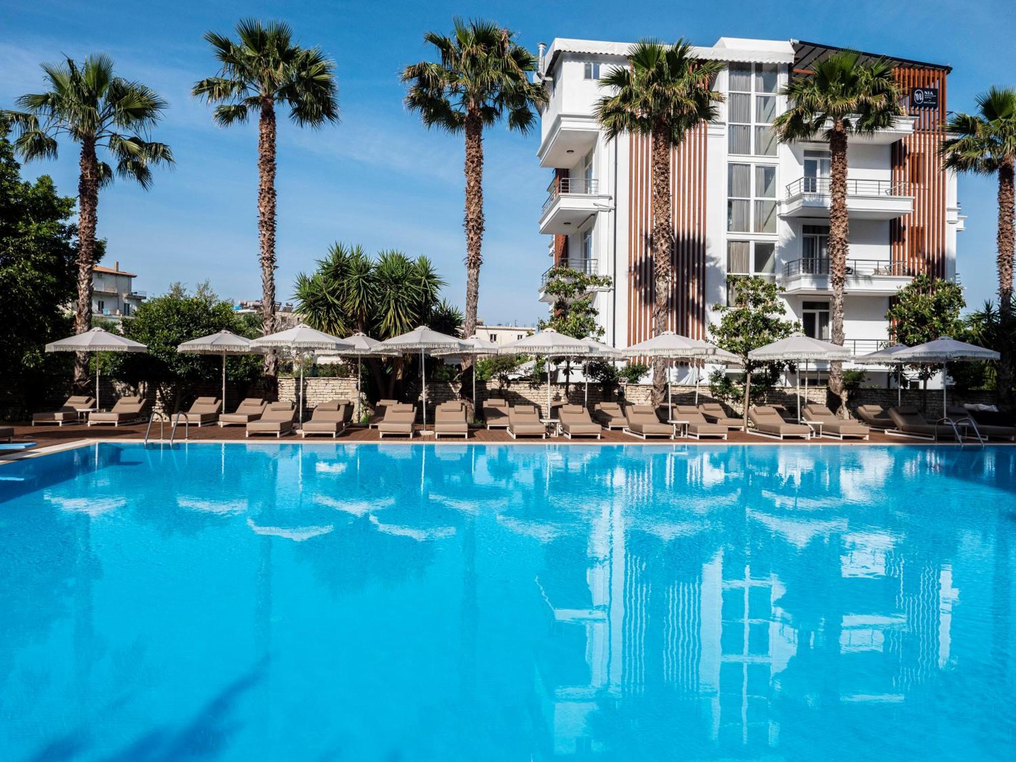 Nia Boutique Hotel By Rapo'S Resort Himare Ngoại thất bức ảnh